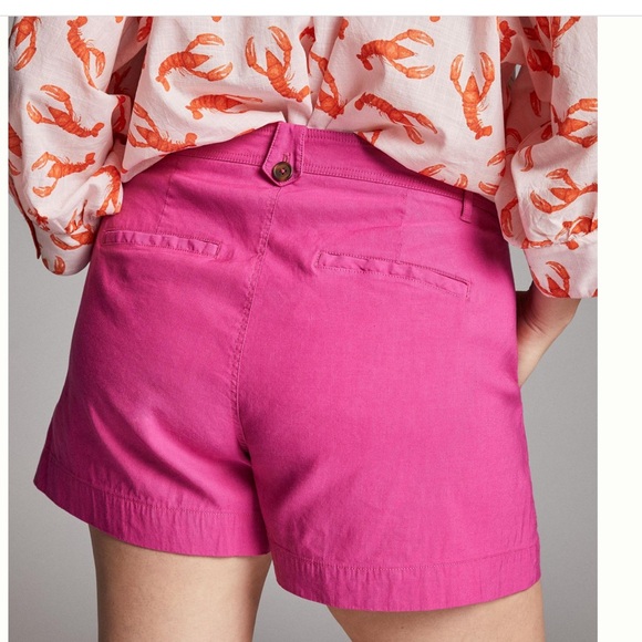 Anthropologie Maeve Classic High Rise Shorts in Pink - Picture 2 of 7